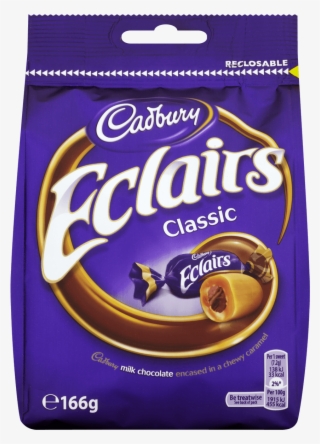 Cadbury Eclairs Classic Chocoalte Candy - Cadbury Eclairs Classic 166g #9279572