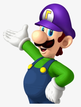 Waluigi's Hat On Luigi - Png Imagens Mario Bros #9279692