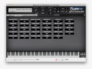 Production Grand Modern Sforzando - Musical Keyboard #9280030