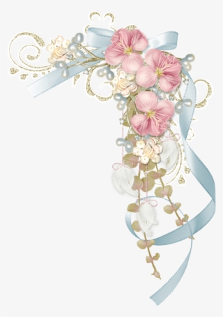 Bordures,tubes Coins,corners - Modelo Papel De Carta Floral #9280143