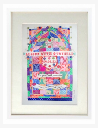 Girls First Communion Framed - Patchwork #9280782 Girls First Communion Framed - Patchwork #9280782