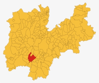 Map Of Comune Of Arco - Trentino #9281296