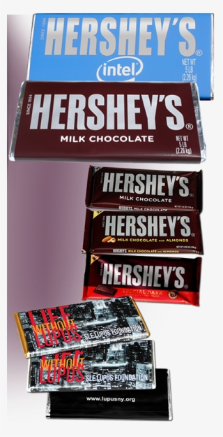 Custom Wrapped Big Hershey Bars - Chocolate Bar #9281585