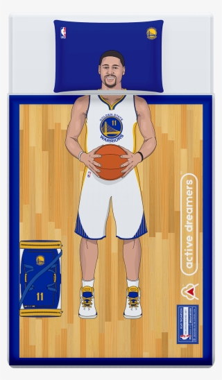 Klay Thompson Reversible Blanket & Pillow Case Set - Stephen Curry Bedding Set #9282061