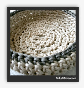 Rope Basket - Crochet #9282471