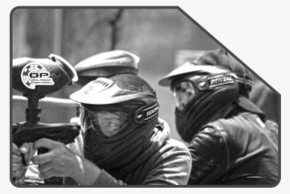 Orlando Paintball Pballers Bw - Paintball #9282475