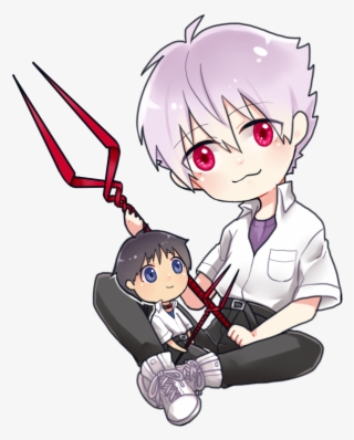 Evangelion Evangelion Fanart Transparent Png Kaworu - Cartoon #9283371