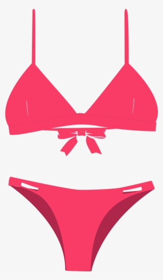 Neon Pink Bikini Set - Illustration #9283583