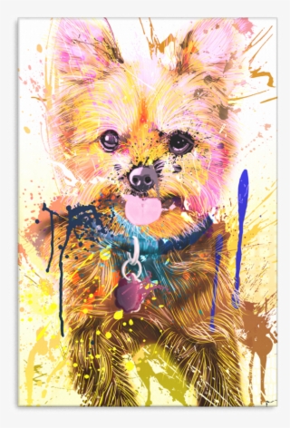Yorkie Canvas P033 - Kitten #9284132