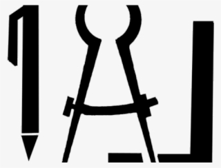 South Clipart Simple Compass - Black And White Maths Compass #9284384