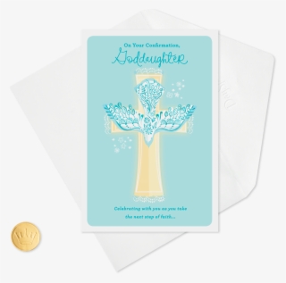 Dove And Cross Confirmation Card For Goddaughter - Cross #9284669