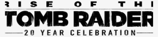 Tomb Raider 20 Year Logo #9284980