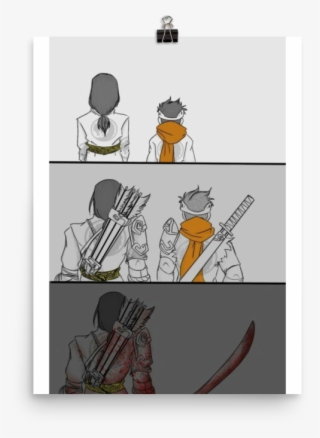 Genji And Hanzo Comic - Cartoon #9285222