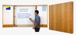 Whiteboard Center Panel, Optional White Door Interiors - Whiteboard Cabinets #9285258