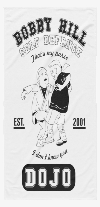 Bobby Hill That's My Purse Beach Towel - Bobby Hill Self Defense Shirt #9285950