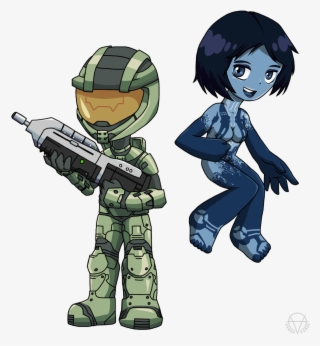 2014 05 15 - Chibi Master Chief Y Cortana #9286258