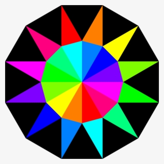 Clipart Black And White Download Dodecagon Dodecagram - Polygon #9286365