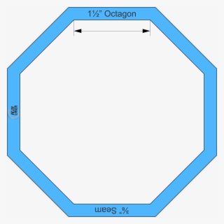 Octagon 1½” Inch Acrylic Template I Spy With ¼” Seam - Parallel #9286372