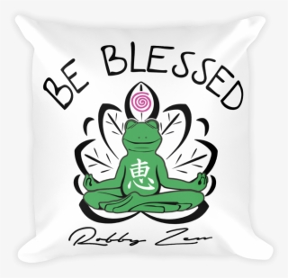 Be Blessed Buddha Froggy • Robbyzen - Cushion #9287130