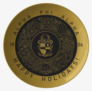 Alpha Phi Alpha Christmas Plate - Alpha Phi Alpha #9291205