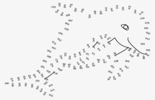 Connect The Dots Coloring Book Drawing Puzzle Dolphin - Dot To Dot Dolphin #9292587