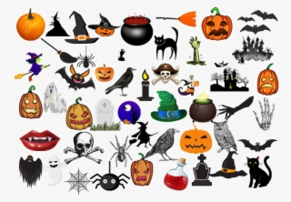 Halloween Elements Png Clipart - Cartoon #9292714