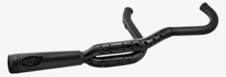 Rsd 2 Into 1 Track High Pipe In Black Ops - Harley Davidson Softail Roland Sands Design #9292943