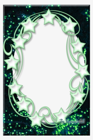 #mq #green #glitter #stars #glow #frames #border #borders - Circle #9293654