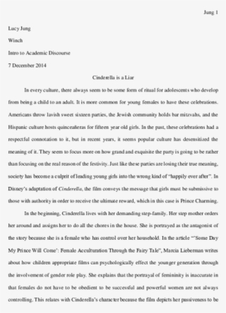 Docx - College Level Narrative Essay Sample #9293884