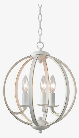 Kenroy Home, Opal Collection, 3 Light Orb Pendant, - Chandelier #9294652