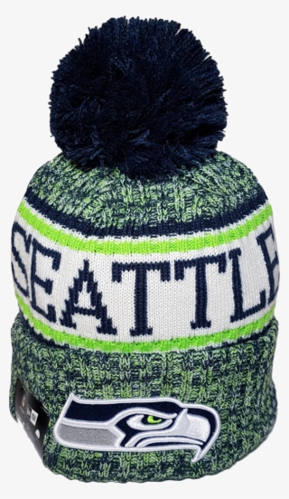 Seattle Seahawks Nfl 18 Sideline Pom Toque More Than - Beanie #9295536