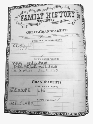 Your Family's Health History Is Important - Handwriting #9295582