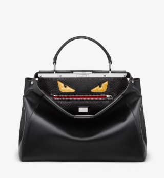 Fendi Black Peekaboo With Bag Bug Interior - Must Have Branded Bags #9298175