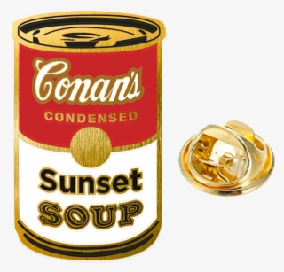 Sunset Soup Enamel Pin - Gold #9298756