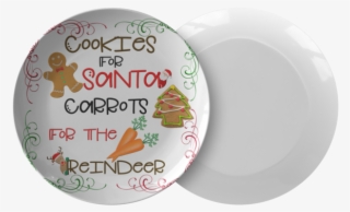 Cookies For Santa Carrots For The Reindeer - Circle #9299651