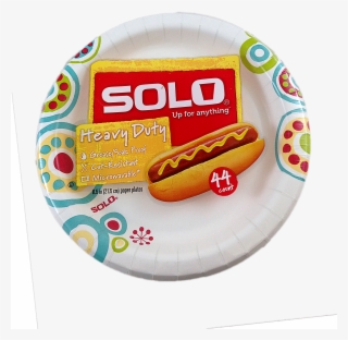 Solo Heavy Duty Paper Plates, 44 Count, 44 Ct - Chicago-style Hot Dog #9299881