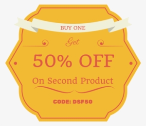 Buy One And Get A 50% Discount On The Second Product - Sugestões De Palavras E Expressões Para Uso #930063