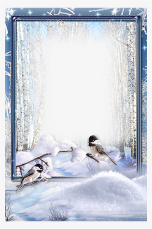 Pin By ธารารัตน์ วงค์นิธิกุล On Border - Transparent Winter Frame Png ...