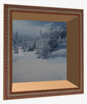Portrait Of A Hero On A Snow Day - Picture Frame #930524