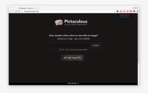 Pictaculous Works Only With Images, By Allowing You - Hustlin' #930897