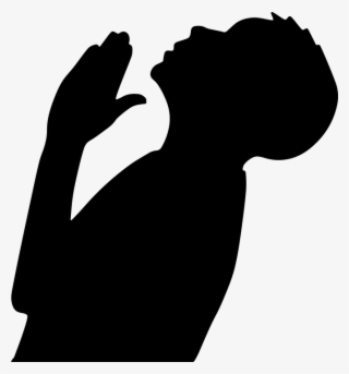 Soldier Praying Silhouette - Boy Praying Png #932153