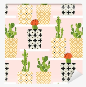 Cute Cactus Flowers In Ornamental Pots - Lubersac #932714