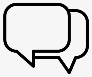 Two Speech Bubbles Vector - Two Speech Bubble Png #932717