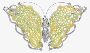 Yellow Butterfly Brooch - Brooch #933720