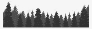 Trees - Forest Trees Black Png #933967