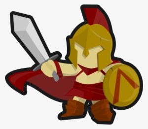 Warrior Clipart Sparta - Spartan Soldier Clipart #934135