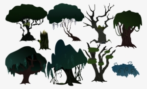Everfree Forest Trees By Boneswolbach On Deviantart - Mlp Everfree Tree #934183