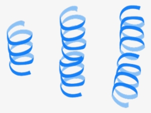 Streamers Blue - Blue Streamers Transparent Background #934418