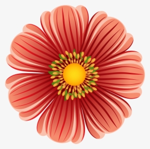 Orange Flower Clipart Big Flower #935260