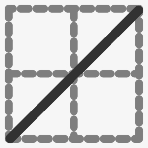 Flat, Square, Border, Grey, Diagonal, Dotted, Icon, - Diagonal Clipart #935482